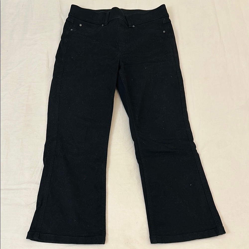 SPANX Black Ankle Cropped Jeans